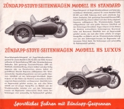 Zündapp Programm 1937