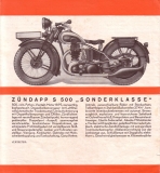 Zündapp Programm 1933