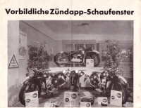 Zündapp Vorbildliche Schaufenster Prospekt 1935