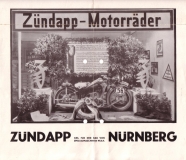 Zündapp Vorbildliche Schaufenster Prospekt 1935