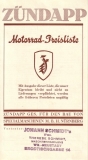 Preview: Zündapp Preisliste Nr.61 1937