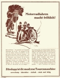 Zündapp Einheitsmodell 6,5 PS brochure 1928