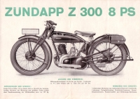Preview: Zündapp Z 300 Prospekt 5.1929 Preview: Zündapp Z 300 Prospekt 5.1929
