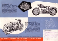 Preview: Zündapp Programm 1955 Preview: Zündapp Programm 1955
