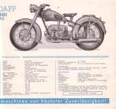 Preview: Zündapp KS 601 Prospekt ca. 1951