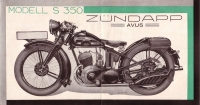 Preview: Zündapp Avus S 350 Prospekt 1932 Preview: Zündapp Avus S 350 Prospekt 1932