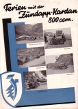 Zündapp Kardan 800 Prospekt 1933