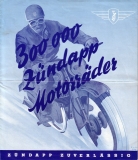 Zündapp 300 000 motorcycles brochure ca. 1950