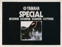 Yamaha Special SR250SE / XS400SE / XS650SE / XV750SE Prospekt 1981