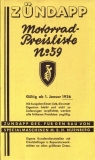 Zündapp Preislisten Nr.59+60 1936