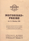 Preview: Zündapp Preislisten 1951