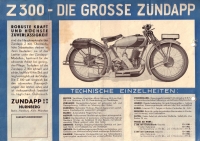 Preview: Zündapp Z 300 Luxus Prospekt ca. 1930 Preview: Zündapp Z 300 Luxus Prospekt ca. 1930