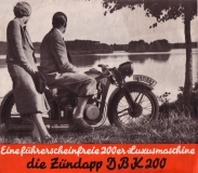 Zündapp DBK 200 Prospekt 1937