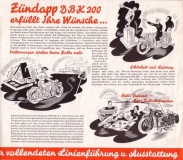 Zündapp DBK 200 Prospekt 1937