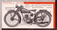 Preview: Zündapp B 170 Prospekt 1932 Preview: Zündapp B 170 Prospekt 1932