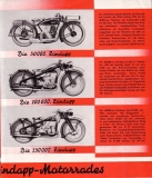 Zündapp 200 000 Motorräder Prospekt 1939
