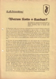 Zündapp Warum Kette u. Kardan? Prospekt 1933