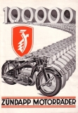 Zündapp 100000 Motorräder Prospekt 1933