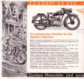 Zündapp program ca. 1951