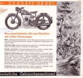 Zündapp program ca. 1951