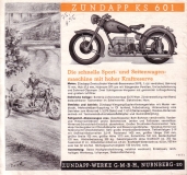 Zündapp program ca. 1951