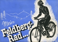 Feldberg bicycle brochure ca. 1936