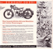 Zündapp program 1950