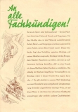 Zündapp -An alle Fachkundigen!- Prospekt 1935