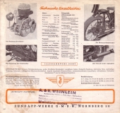 Zündapp DB 200 brochure ca. 1951