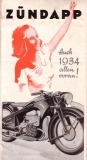 Zündapp Programm 1934