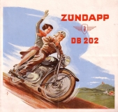 Zündapp DB 202 Prospekt 1952