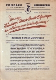 Zündapp Rundschreiben 303 12.9.1933