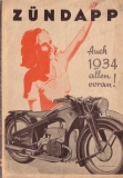 Zündapp Programm 1934