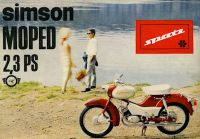 Simson Moped Spatz SR 4-1 Prospekt 1966
