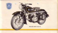 Adler Motorrad MB 250 Prospekt 1955