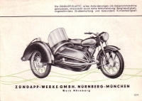 Zündapp Elastic Prospekt 1954