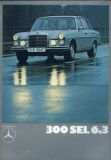 Mercedes-Benz 300 SEL 6.3 brochure 12.1971