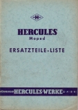 Hercules Mod. 213 Ersatzteilliste 1950er Jahre