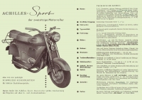 Achilles Sport-Motorroller Prospekt 1954