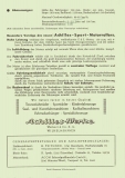 Achilles Sport-Motorroller Prospekt 1954