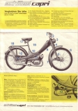 Achilles Moped Capri Prospekt 1950er Jahre