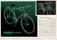 Phänomen Fahrrad Prospekt 1950er Jahre