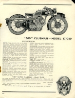 Preview: Matchless Programm 1937 Preview: Matchless Programm 1937