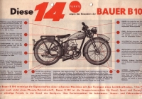 Bauer B 100 brochure 1939