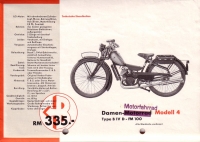 Bastert Motorfahrräder Programm 1936