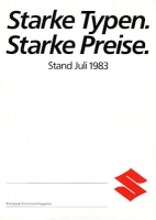 Suzuki Preisliste 7.1983