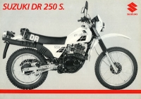 Suzuki DR 250 S Prospekt 1984