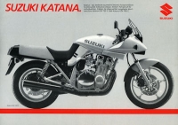 Suzuki Katana 750 / 1100 brochure 1984