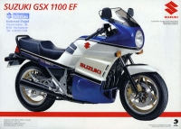 Suzuki GSX 1100 EF + GSX 1100 ES brochure 1985