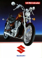 Suzuki VS 750 Intruder brochure 1986